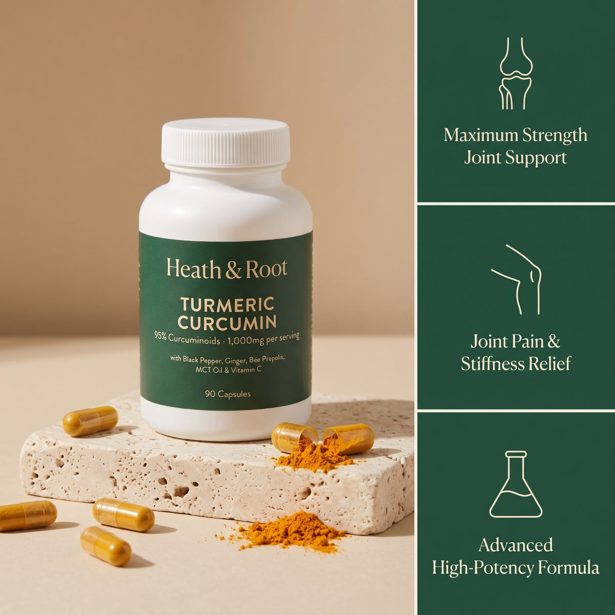 Turmeric Curcumin Capsules (1,000mg)